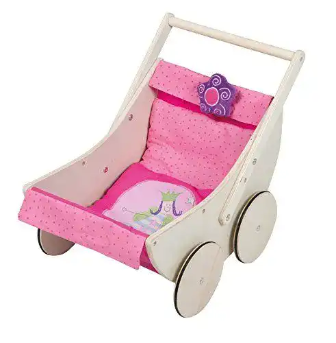 Puppenwagen Holz roba Puppenwagen ‘Happy Fee’, inkl. textil