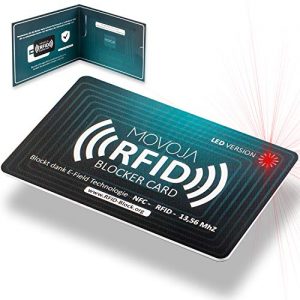 RFID-Blocker Movoja RFID Blocker Karte mit LED Indikator