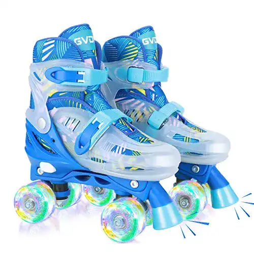 Rollschuhe GVDV Kinder Verstellbar – LED Roller