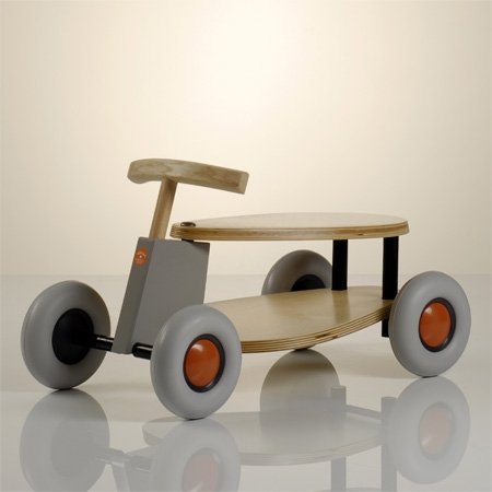 Rutschauto (Holz) Sirch Kinderrutschfahrzeug Laufrad Holzauto