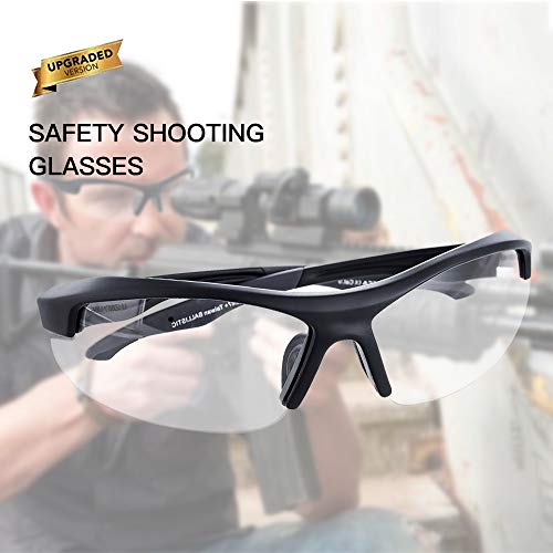 Schießbrille PROTEAR Jagd Sicherheitsbrille mit Etui,Anti Fog