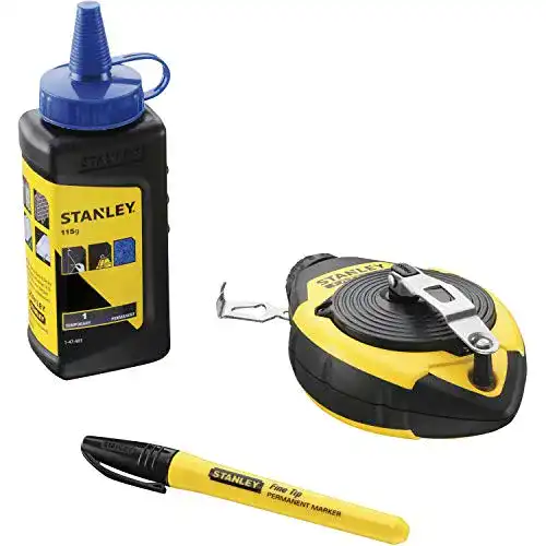 Schlagschnur Stanley FatMax -Set mit blauer Kreide Markierungsstift