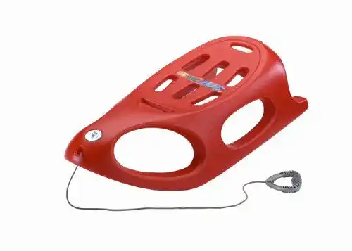 Schlitten KHW Rodel, rot, 91x44x27 cm
