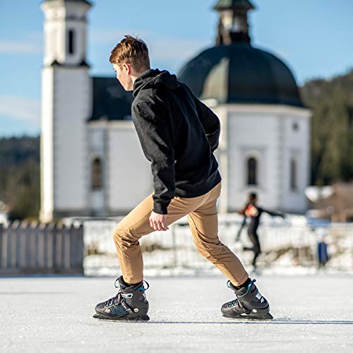 Schlittschuhe K2 Skates Herren F.I.T. Ice — Black – Blue — EU: 40.5