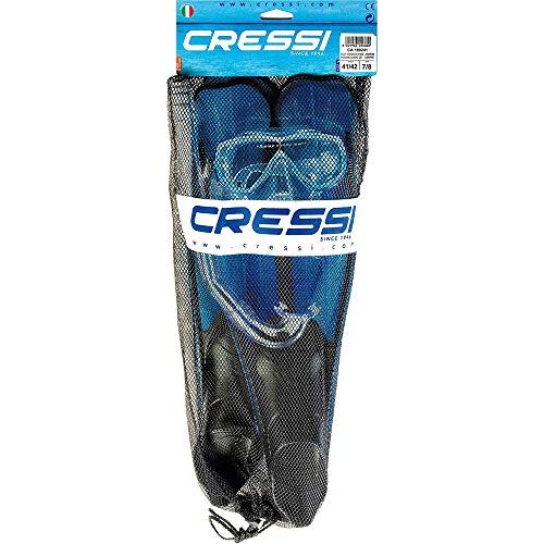 Schnorchelset Cressi Unisex Tauchset Rondinella Bag, aquamarine