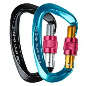 Schraubkarabiner Tompig Karabiner, Kletterkarabiner [25KN]