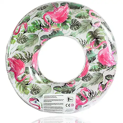 Schwimmring Selldorado ® 1x XXL für Erwachsene im Flamingo