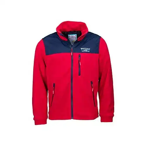 Segeljacke WESTCOAST Fleecejacke/ Herren | Rot, Größe M