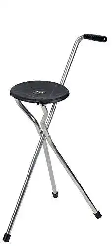 Sitzstock Stock-Fachmann ® Faltbarer Gehstock mit Sitz Begleitsitz
