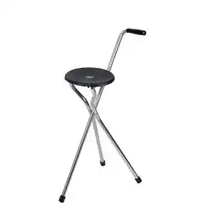 Sitzstock Stock-Fachmann ® Faltbarer Gehstock mit Sitz Begleitsitz