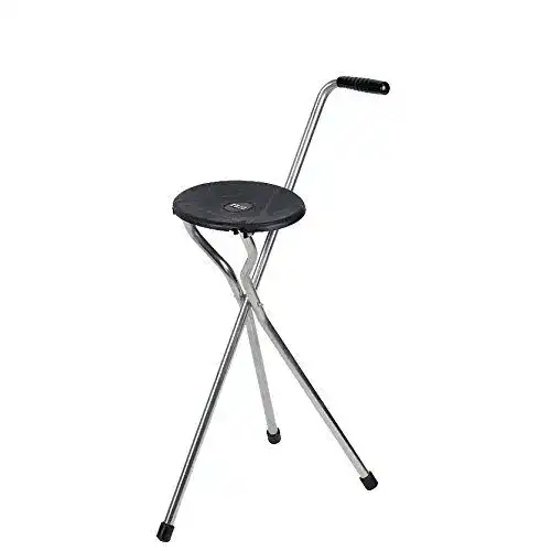 Sitzstock Stock-Fachmann ® Faltbarer Gehstock mit Sitz Begleitsitz