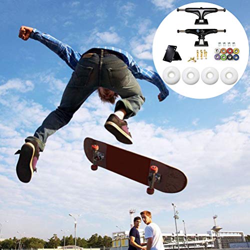 Skateboard-Achsen Borstu Skateboard Trucks Skateboard Räder Set