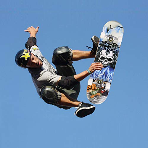 Skateboard Bunao Komplettboard 31 x 8 Zoll mit ABEC-7 Kugellager
