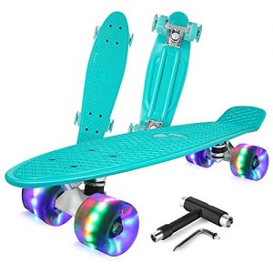 Skateboard für Kinder BELEEV Skateboard Komplette Mini Cruiser