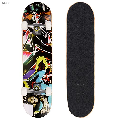 Skateboard WeSkate Komplett Board 79x20cm Holzboard ABEC-7