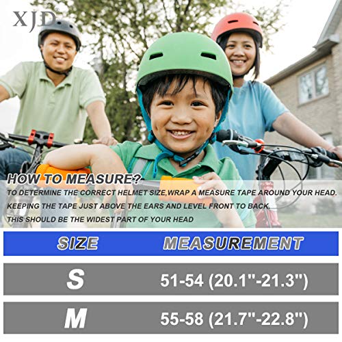 Skaterhelm für Kinder XJD Kinder Jugend Fahrradhelm 2.0