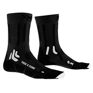 Skisocken X-Socks Socks Trek X Comfort, Opal Black/Arctic White