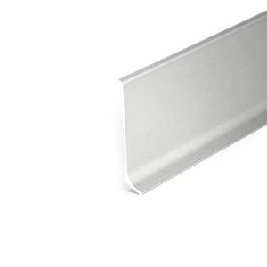 Sockelleiste DQ-PP | 2,5 m | 59mm | Silber | Aluminium | eloxiert