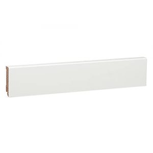 Sockelleiste KGM Modern – Weiß lackierte Fußbodenleiste Kiefer