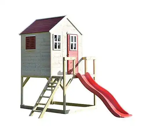 Spielturm ohne Schaukel Wendi Toys Kinderspielhaus Tiger