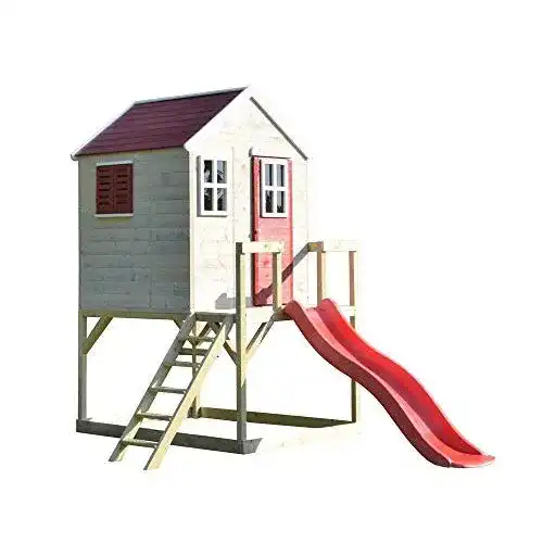 Spielturm ohne Schaukel Wendi Toys Kinderspielhaus Tiger
