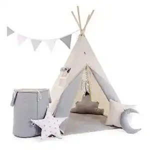 Spielzelt Golden Kids Kinder Teepee Tipi Set für Kinder Spielzeug