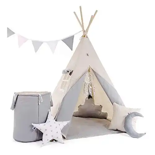 Spielzelt Golden Kids Kinder Teepee Tipi Set für Kinder Spielzeug