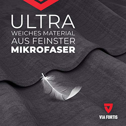 Sporthandtuch VIA FORTIS Mikrofaser Handtuch – Ultra leicht