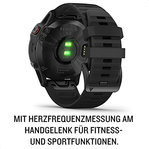 Sportuhr Garmin fenix 6 PRO – GPS-Multisport-Smartwatch 1,3″