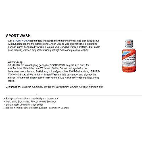 Sportwaschmittel Sno Seal Sport Wash (Atsko) – Waschmittel 1 Liter