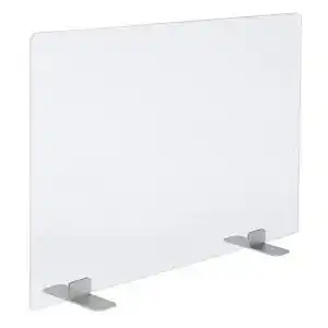 Spuckschutz 100×75 PLEXIDIRECT Spuckschutz Plexiglas Edelstahl