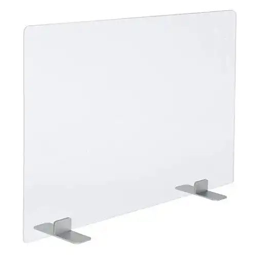 Spuckschutz 100×75 PLEXIDIRECT Spuckschutz Plexiglas Edelstahl