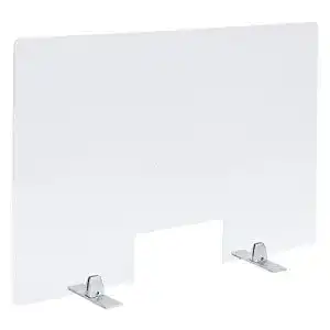 Spuckschutz 120×60 PLEXIDIRECT – Spuckschutz Plexiglas Aluminium