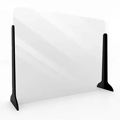 Spuckschutz 120×75 KLEMP Schutzwand Transparent 100×75