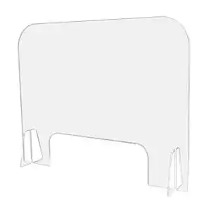 Spuckschutz 50×40 dailymall Acryl Schutzschild Niesschutz 40 x 50