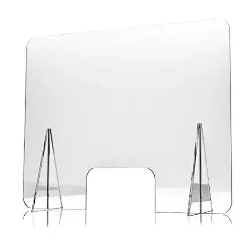 Spuckschutz 70×60 LED26 Spuckschutz Plexiglas aus Acrylglas