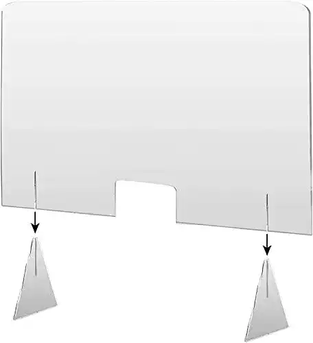Spuckschutz 80×60 Cosmo led Spuckschutz plexiglas, 80×60 cm