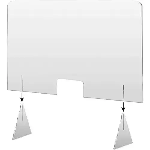 Spuckschutz 80×60 Cosmo led Spuckschutz plexiglas, 80×60 cm