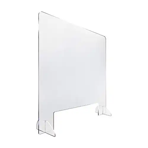 Spuckschutz 90×70 p+ praxy Schutzscheibe Thekenschutz