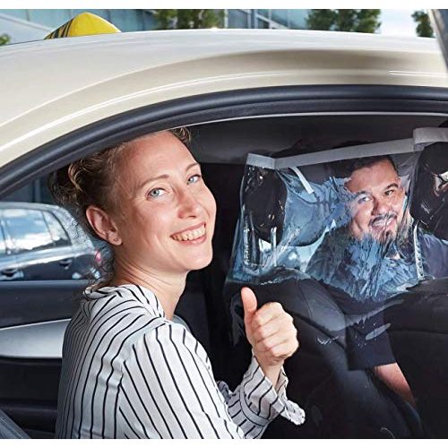 Spuckschutz Auto SPIPROTECTOR Trennschutz für Taxi Fahrdienste