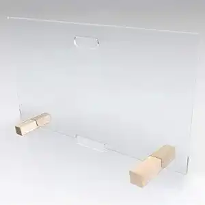 Spuckschutz Echtglas bijon Spuckschutz Thekenaufsatz