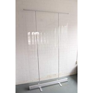Spuckschutz-Roll-up Displaysign Transparantes Roll Banner 150×200