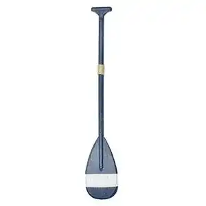 Stechpaddel linoows Paddel, Deko Blau/Weiß bemalt, Holz Paddel