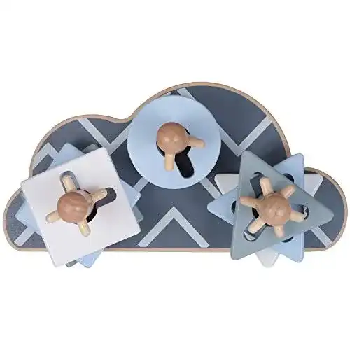 Steckpuzzle Kindsgut Steck-Puzzle Wolke, Motorik-Puzzle aus Holz