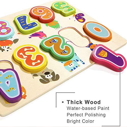 Steckpuzzle TOP BRIGHT Holz-Puzzle – Puzzlespiel für Kleinkinder