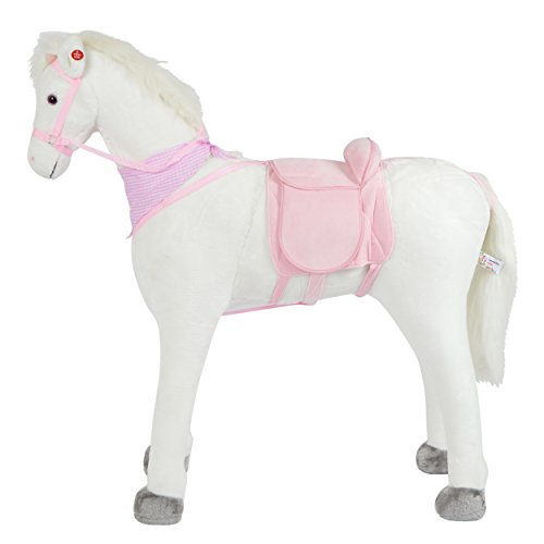 Stehpferd Pink Papaya Plüschpferd XXL 105cm Pferd, Luna