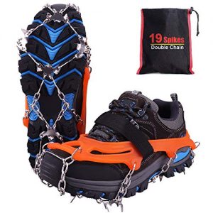 Crampons Rakaraka for mountaineering boots, shoe claws 19 stainless steel