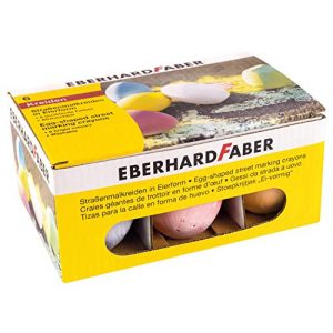 Straßenkreide Eberhard Faber 526510 – Straßenmalkreiden Eierform