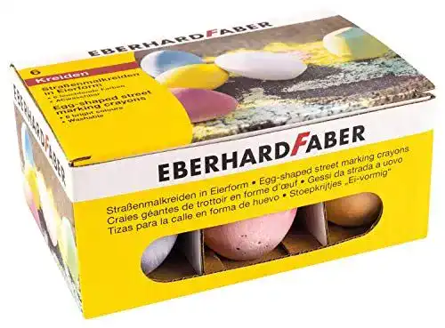 Straßenkreide Eberhard Faber 526510 – Straßenmalkreiden Eierform