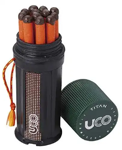 Sturmstreichhölzer UCO Unisex – Erwachsene Titan Match Kit